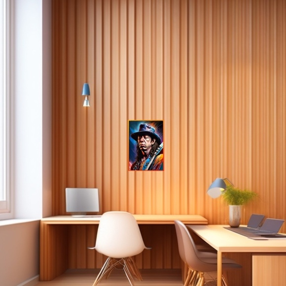 Stevie Ray - 13” x 19" Fine Art Print - only 6 signed and numbered made - Picture 3 of 5